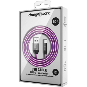 CHARGE WORX TYPE-C CABLE 10-FT