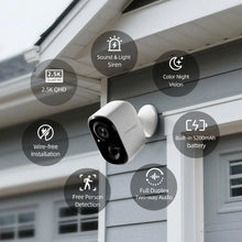 Load image into Gallery viewer, Cinmoore Wi-Fi Smart Battery Camera (4-Pack)