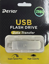 Load image into Gallery viewer, Derlar USB 3.2 Type A &amp; C Flash Drive