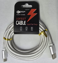 Load image into Gallery viewer, ELITE USB TYPE A TO LIGHTNING 10 FT CABBLE