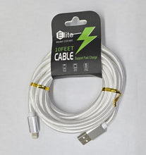 Load image into Gallery viewer, ELITE USB TYPE A TO LIGHTNING 10 FT CABBLE